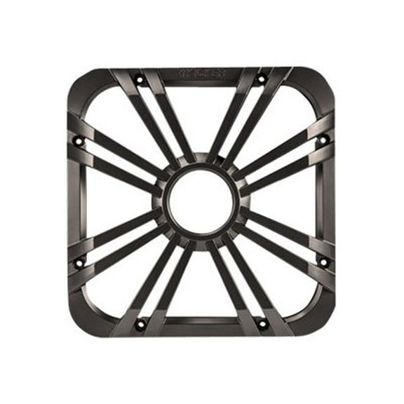 Kicker 10-inch (25cm) Square Subwoofer Grille for 11S10L7,LED, Charcoal