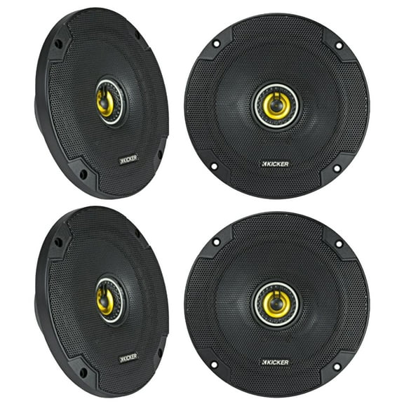 KICKER (4) 46CSC654 CSC65 6.5" 6-1/2" 300W 4-Ohm Car Audio Coaxial Speakers