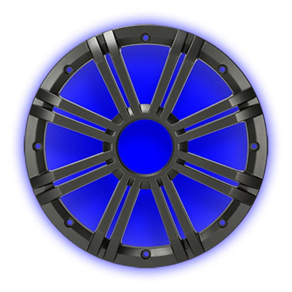 KICKER 43KMW10GLC 10" Charcoal Subwoofer Grille with LED Lights