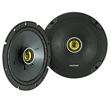 KICKER 46CSC674 CS Series 100 Watt 6.75 Inch Coaxial Car Audio Speakers (Pair)