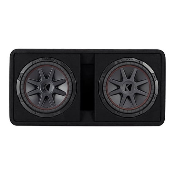 KICKER 48DCVR122 CompVR 12" 2 Ohm 1600W Max Power Dual Car Audio Subwoofer
