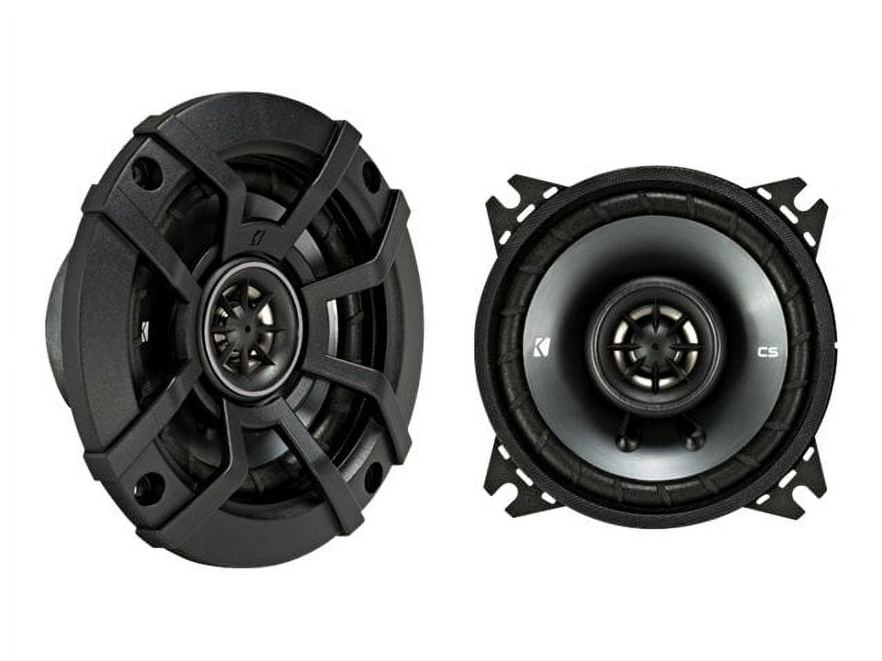 kicker cs series 4 inch coaxial evc 2 way 300 watt car speakers