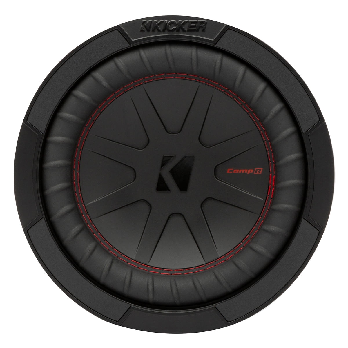 KICKER Automotive CompR 8 Inch 2 Ohm, 600W Peak Power Black