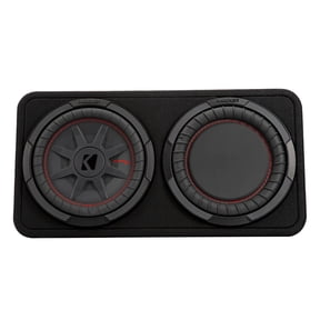 KICKER CompRT 10 Inch Dual 2 Ohm 400W RMS Power Car Subwoofer Enclosure