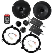KICKER Dash/Overhead 6.75 Speakers Kit for Jeep Wrangler JK 2018