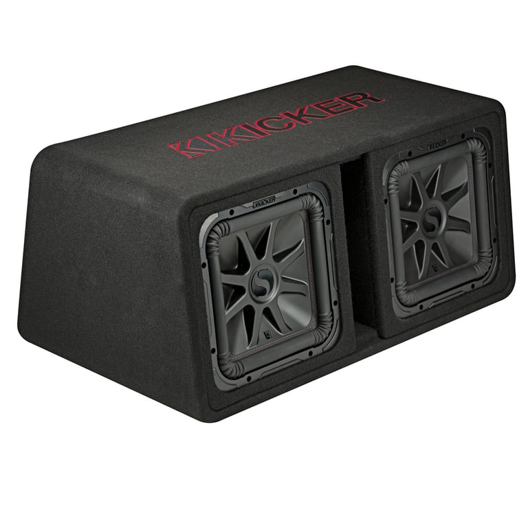 Kicker, Subwoofer, Dual 12 Inch Solo Baric, 2 Ohm, 1200W RMS