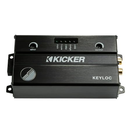 KICKER - DSP-Powered 2-Channel Line Output Converter - Black