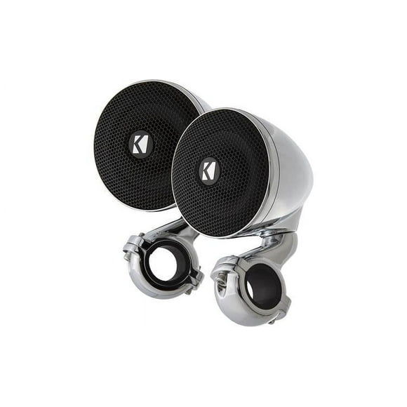 KICKER Mini 2 Ohm Weatherproof Speaker System for Motorcycles and ATVs