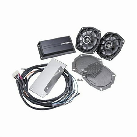 Kicker FKAVV09 Klock Werks Fit Kit Front Speaker/Amplifier Upgrade Kit for 09 & Up Kawasaki Voyager and 11 & Up Vaquero