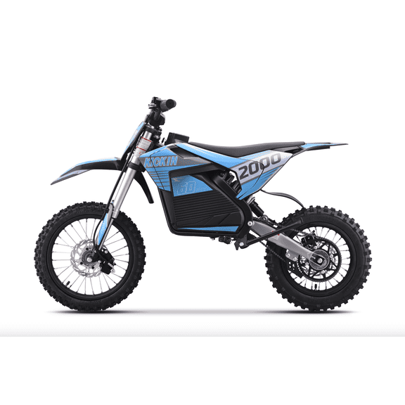 KICKIN EXV PRO 60v 2000w Electric Dirt Bike Blue