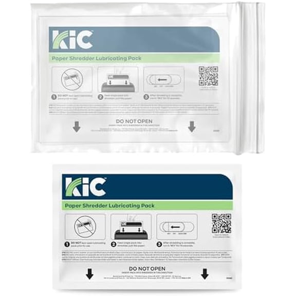 KICTeam - Paper Shredder Lubricating Packs, Synthetic Lubricating Formula Sheets (12 Pack) for Strip-Cut, Cross-Cut & -Cut Paper Shredder Machines - Made in USA$$Tools & Hardware Other