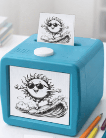 Kiddos Kids AI Sticker Printer – Voice-Controlled Mini Printer & Sticker Maker Machine with App Connectivity