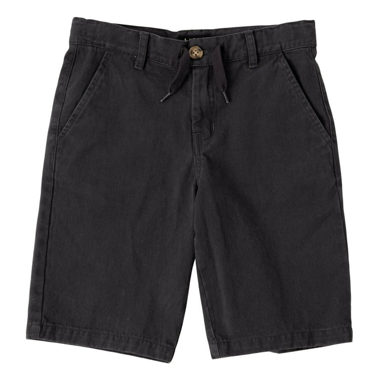 Boys black shop chino shorts