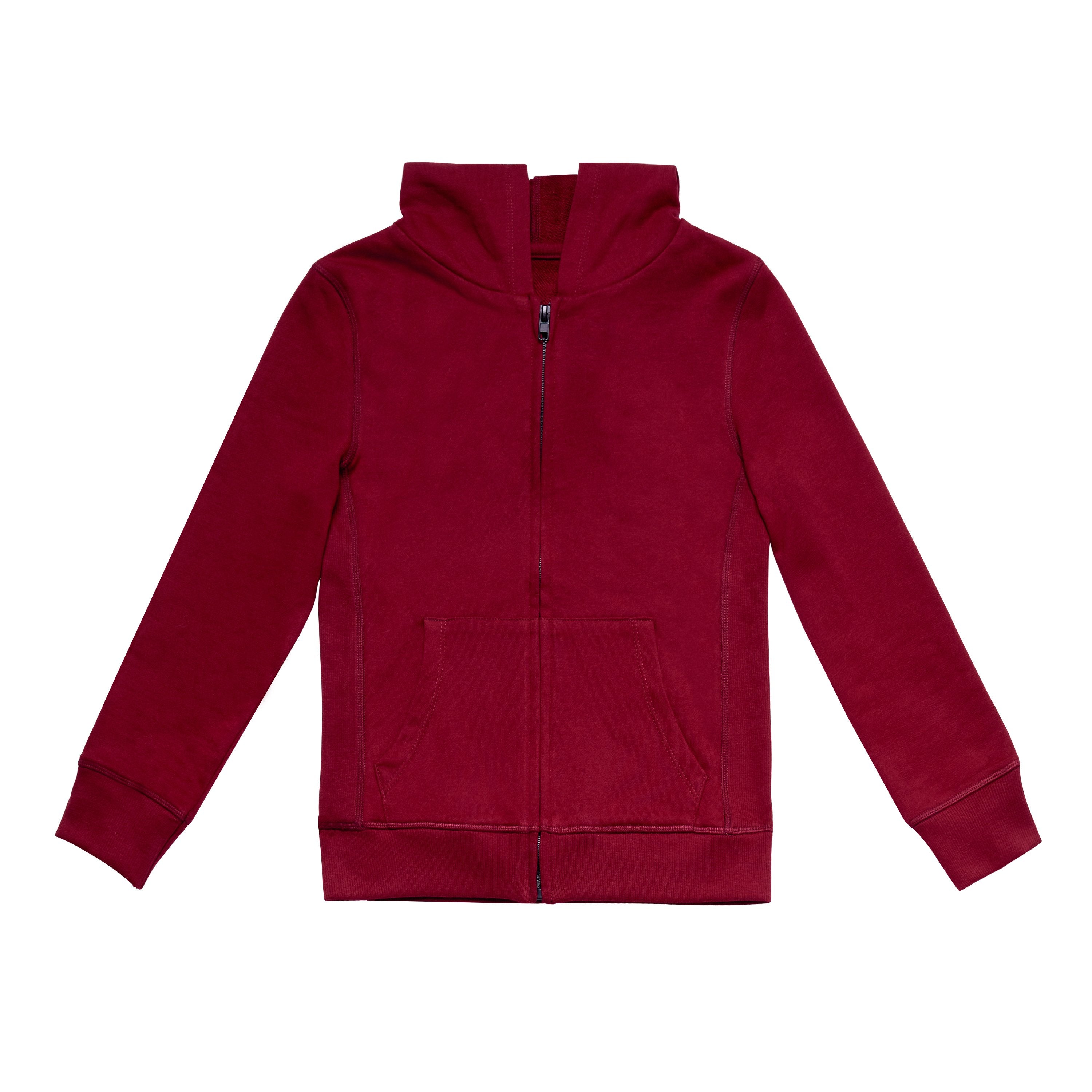 KIDPIK Boys Long Sleeve Fleece Zip Up Hoodie, Size XXS (4) M (10