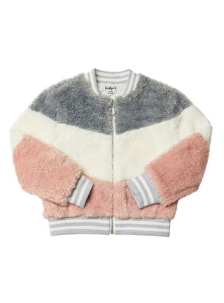 Shaci faux fur store colorblock jacket