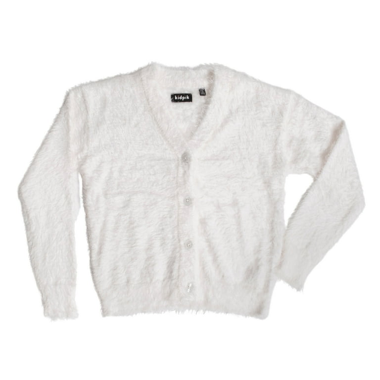 Girls 2024 fluffy cardigan