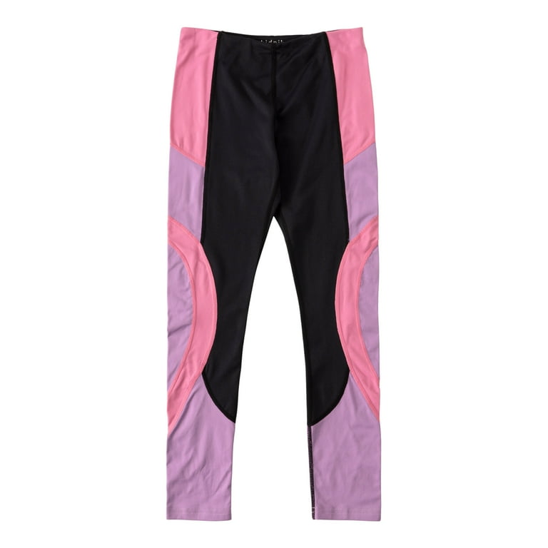 KIDPIK Girls Pull On Tonal Color Block Athletic Legging Size XXS 4 XXL 16
