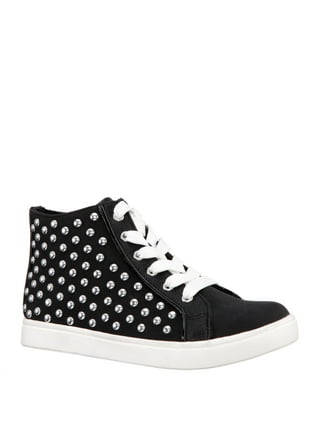 Womens studded high top sneakers sale