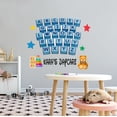 thumbnail image 1 of KIDS DAYCARE - Multicolored Children's Toys Educational Vinyl Nursery Art Decoration Alphabet Cubes Teddy Bear Design Personalized Name Child Care Wall Decal 20" x 16", 1 of 3
