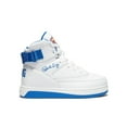 thumbnail image 1 of KIDS GRADE-SCHOOL 33 HI REBOUND White/Blue/Orange, 1 of 4