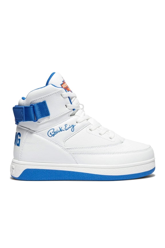 KIDS GRADE-SCHOOL 33 HI REBOUND White/Blue/Orange