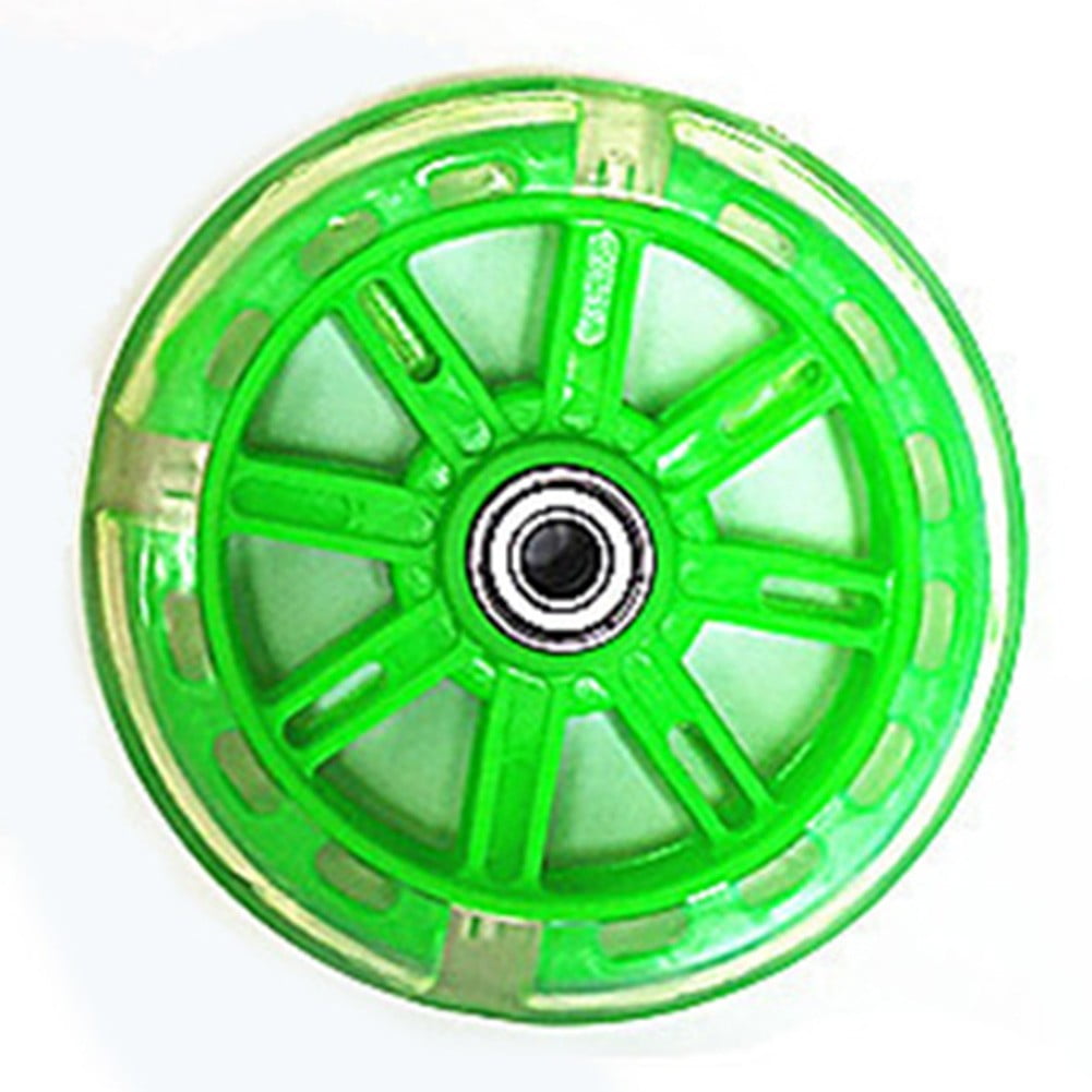 Kids LED Scooter Wheels 110mm Lights Flash Razor Stunt Push Abec