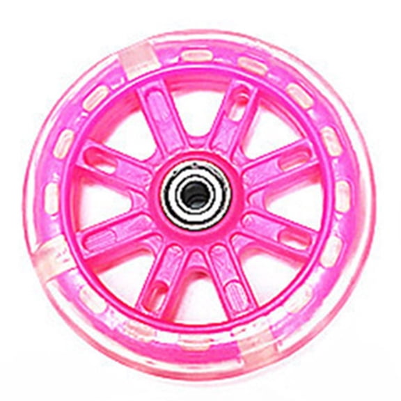 KIDS LED SCOOTER WHEELS 110mm LIGHTS FLASH RAZOR STUNT PUSH ABEC- BEARINGS