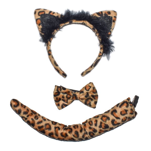 Leopard Costume Accessory Kit for Children, Multicolor, 3 Pieces, Halloween by Way To Celebrate
