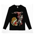 thumbnail image 1 of Ed Hardy Kids Long Sleeve Graphic T-Shirt Panther Lion Print, 1 of 1