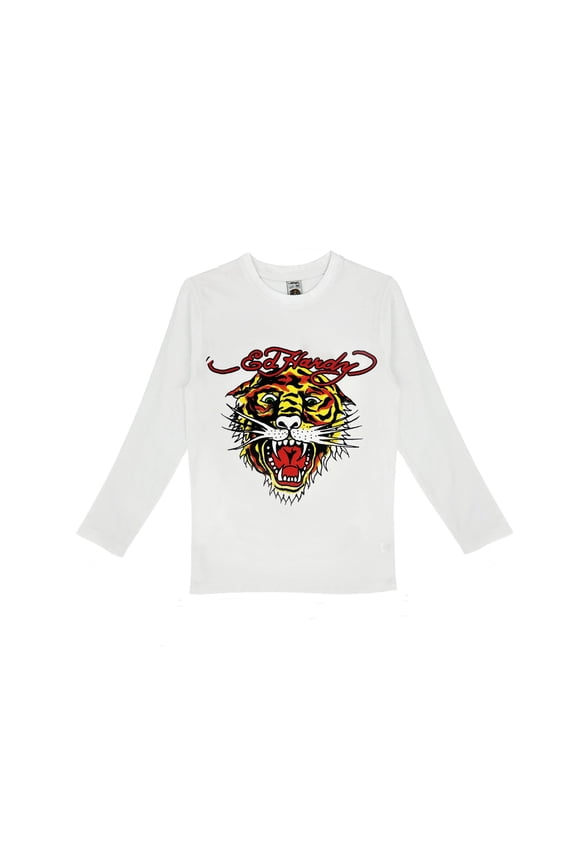 Kids Long Sleeve Graphic T-Shirt Tiger Print