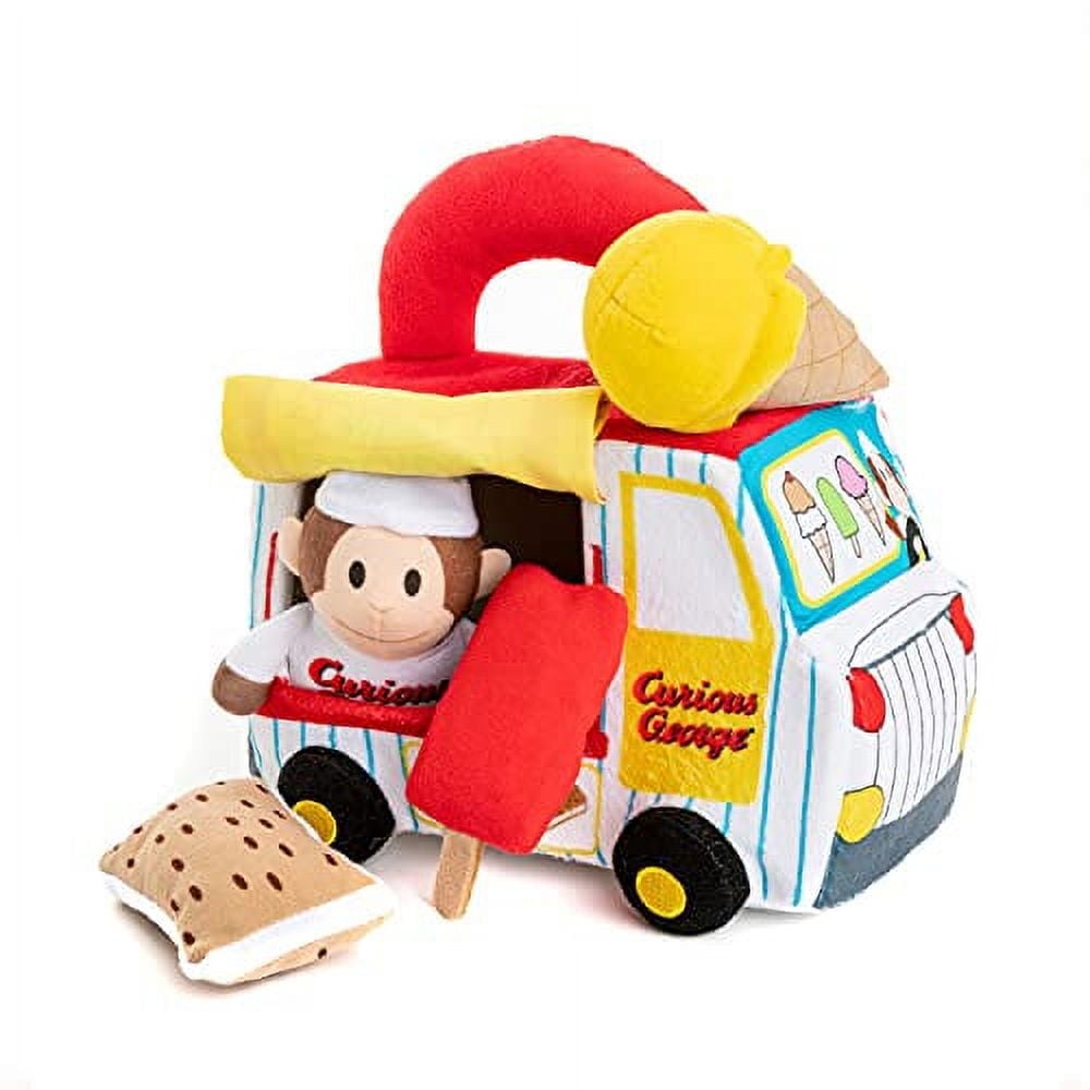KIDS PREFERRED Curious George Ice Cream Truck Playset with Music