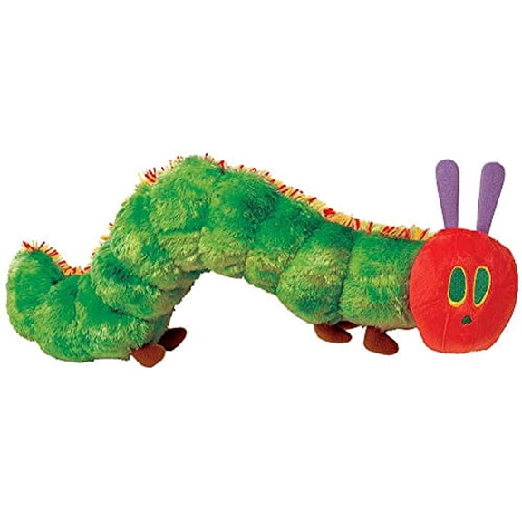 KIDS PREFERRED World of Eric Carle, The Very Hungry Caterpillar Bean Bag Toy, 10 inches