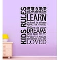 thumbnail image 1 of KIDS RULES ~ WALL  20" X 29", 1 of 3