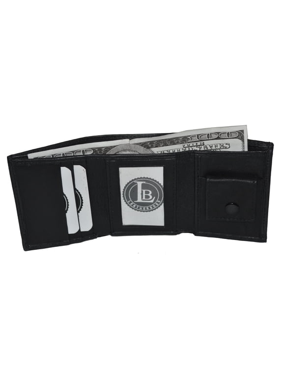 KIDS SMALL TRIFOLD/MONEY WALLET BY LEATHERBOSS