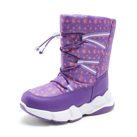BURUDANI Kids Girls Boys Insulated Waterproof Winter Warm Snow Boots (Toddler/Little Kid)