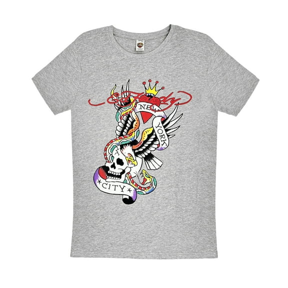 Ed Hardy Kids Short Sleeve Graphic T-Shirt New York Print