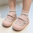 thumbnail image 1 of KIDS Toddler Boys & Girls Shoes Wide Toe Box Barefoot Kids Canvas Sneakers with Hook-and-Loop, 1 of 4