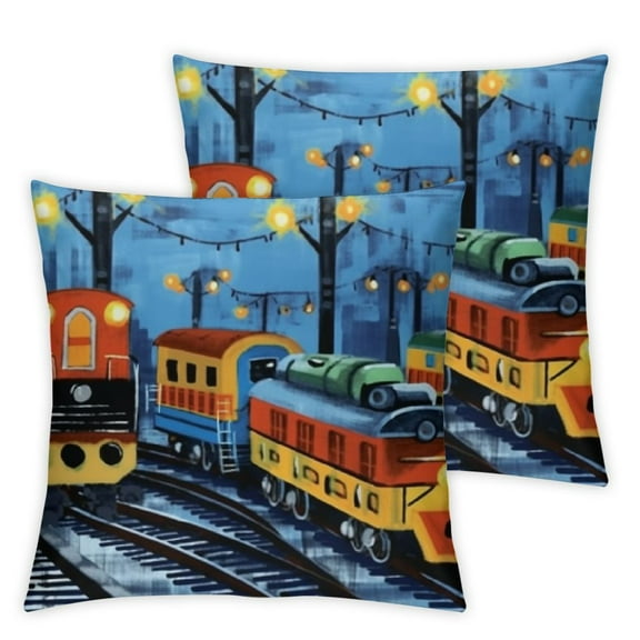 KIDS Toddler Throw Blanket - Choo Choo Train - Super Soft, Plush, Warm and Comfortable