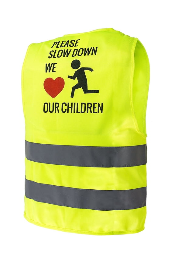 KIDS VEST - Single Lime / Medium