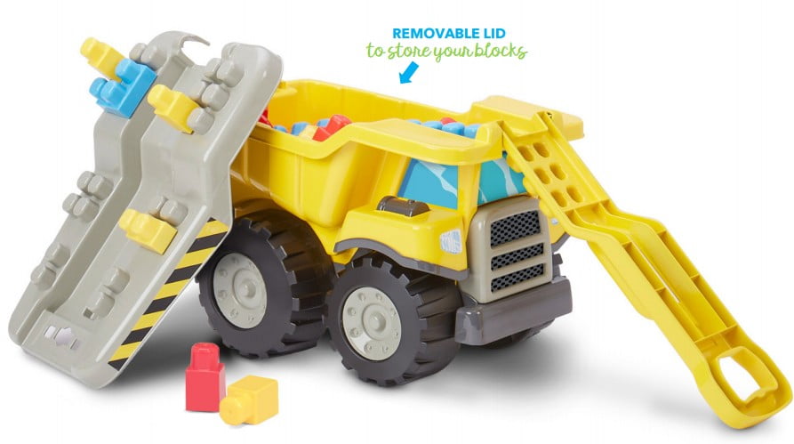 KIDS-WORK-25PC-TOW-N-GO-DUMP-