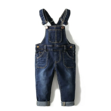 KIDSCOOL SPACE Baby Boy Girl Jean Overalls,Toddler Slim Cute Denim Jumper,18-24 Months