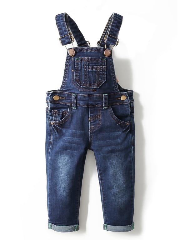 Baby Boy Girl Jean Overalls,Toddler Slim Cute Denim Jumper,2-3 Years
