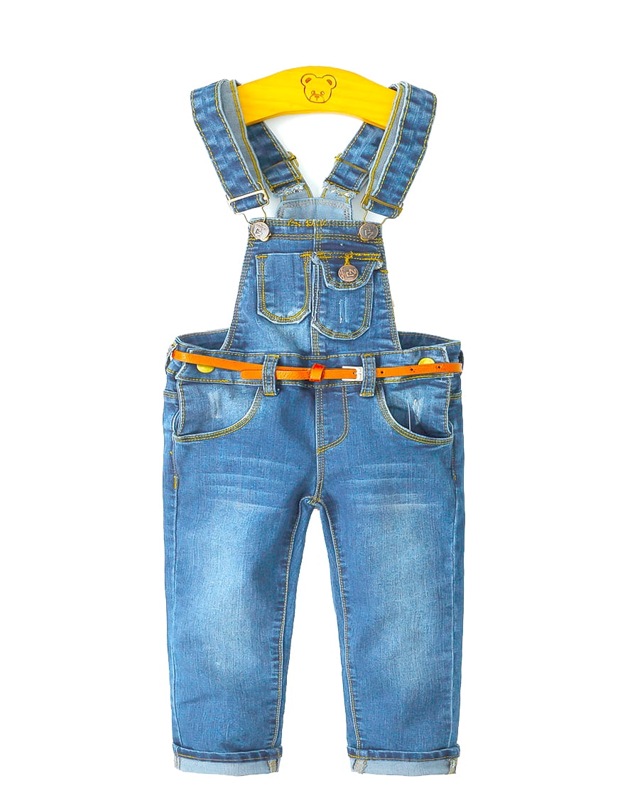 Salopette Jeans Bambino KIDSCOOL SPACE | Bavaglino E Tasche, Denim Morbido E Comodo - Foto 9