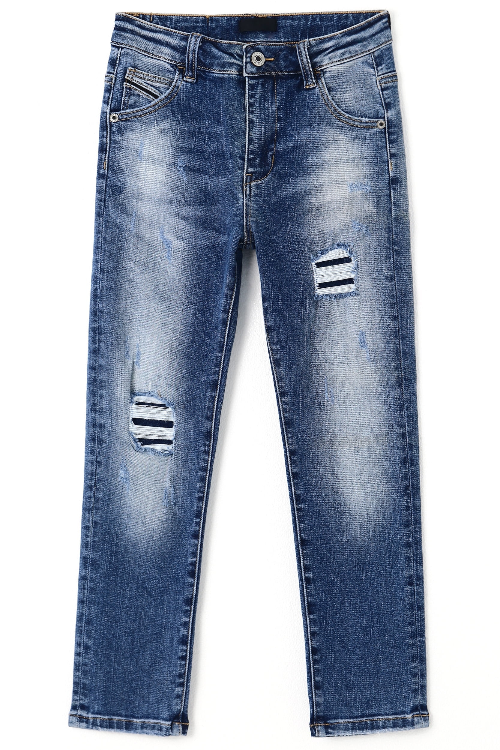 【88】THEREDTHREAD Sprint denim 1 toys Wonder Nation Baby Girls & Toddler Girls Heart Knee Patch