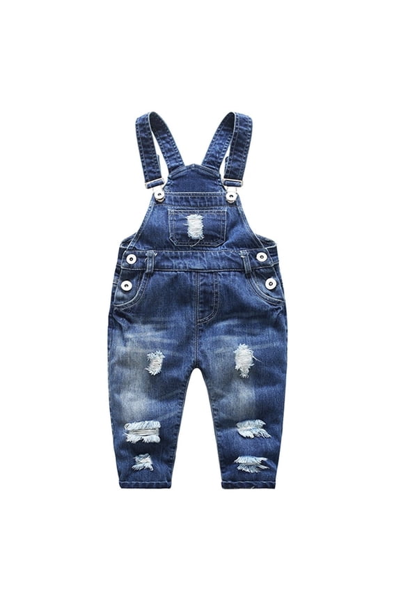 Baby Girl Boy Bib Pocket Jean Overalls,Unisex Workwear,6-12 Months