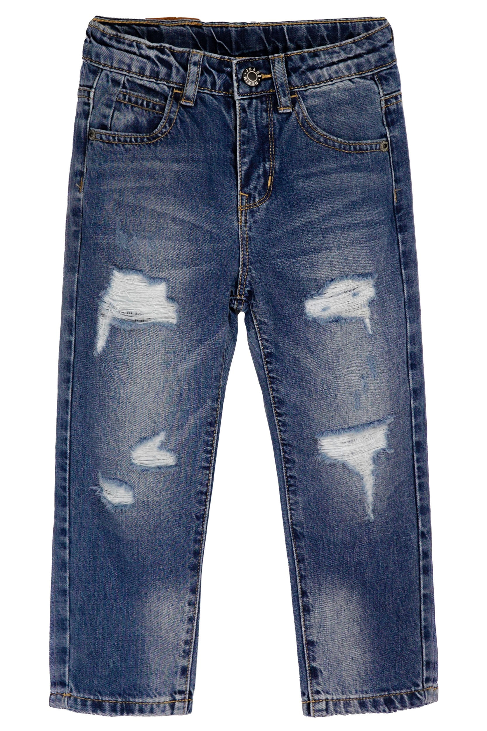 Salopette Jeans Bambino KIDSCOOL SPACE | Bavaglino E Tasche, Denim Morbido E Comodo - Foto 11