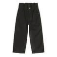 thumbnail image 1 of KIDSCOOL SPACE Baby Girls Boys Jeans, 12M-5T Little Kids Ribbed Waist With D-rings Denim Pants,Black,4-5 Years, 1 of 6