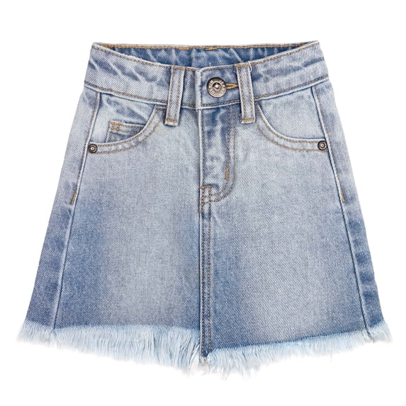 KIDSCOOL SPACE Baby Girls Boys Jeans Shorts,Distressed Ripped Simple Design Cute Summer Denim Pants,Light Blue,18-24 Months