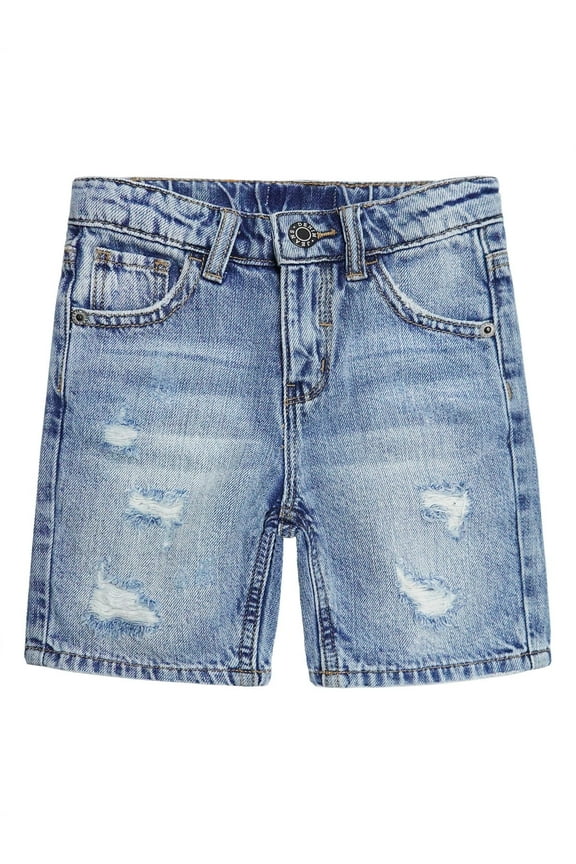 Baby Girls Boys Jeans Shorts,Ripped Simple Design Cute Summer Denim Pants,Blue,12-18 Months
