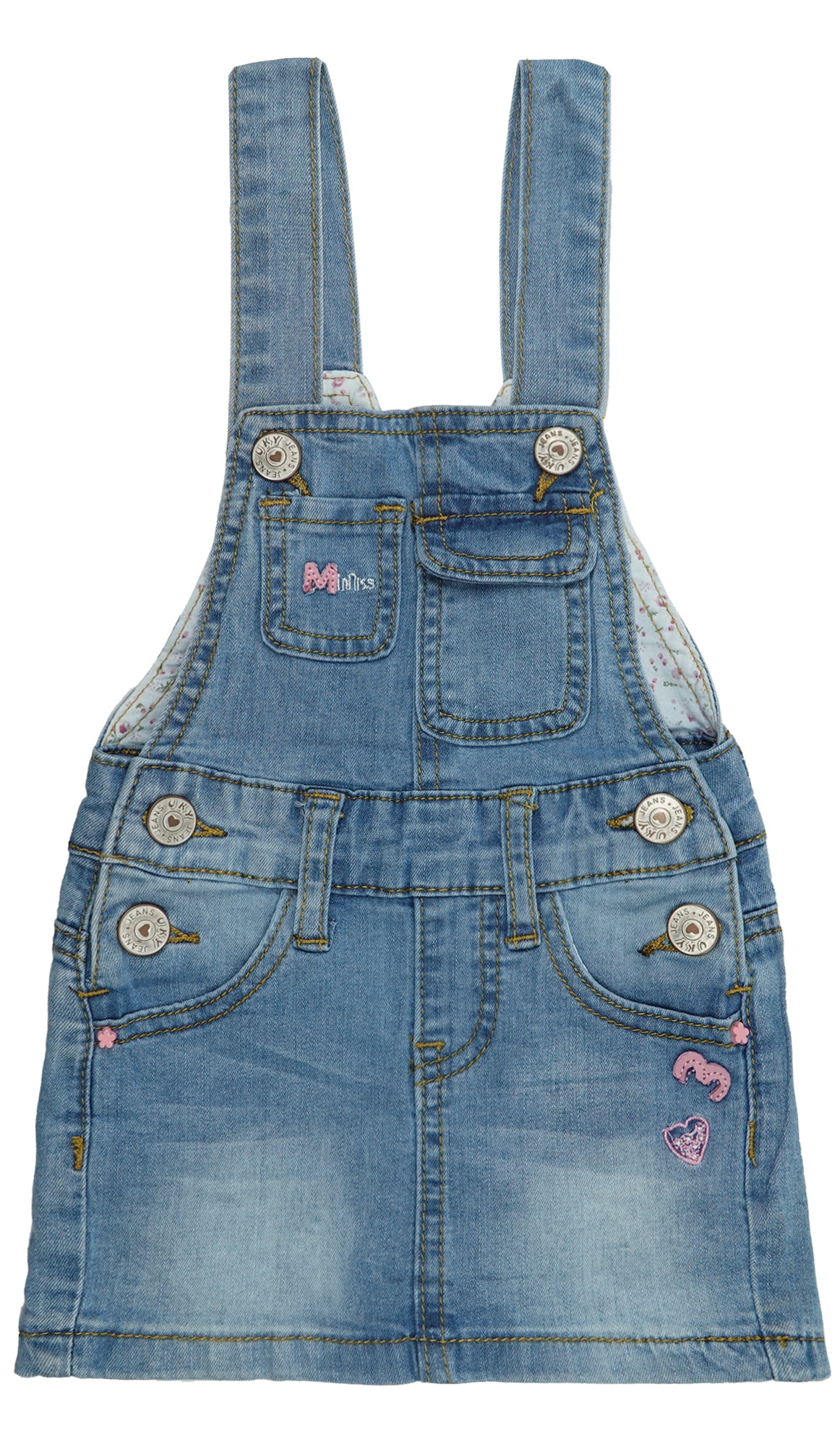 KIDSCOOL SPACE Baby Girls Skirt,Ripped Soft Strechy Denim Toddler